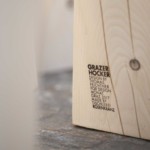 Der Grazer Hocker von Rosenkranz Design Möbel